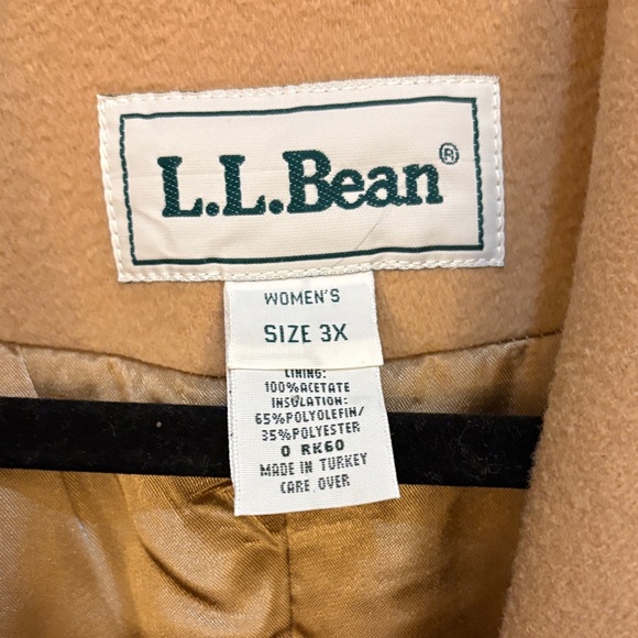 L.L. Bean Women's Wool Double Breasted Classic Lambswool Peacoat - Picture 2 of 6